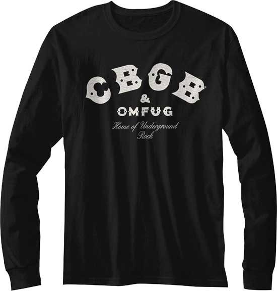 CBGB & OMFUG Home Of Underground Rock Men's T Shirt MED