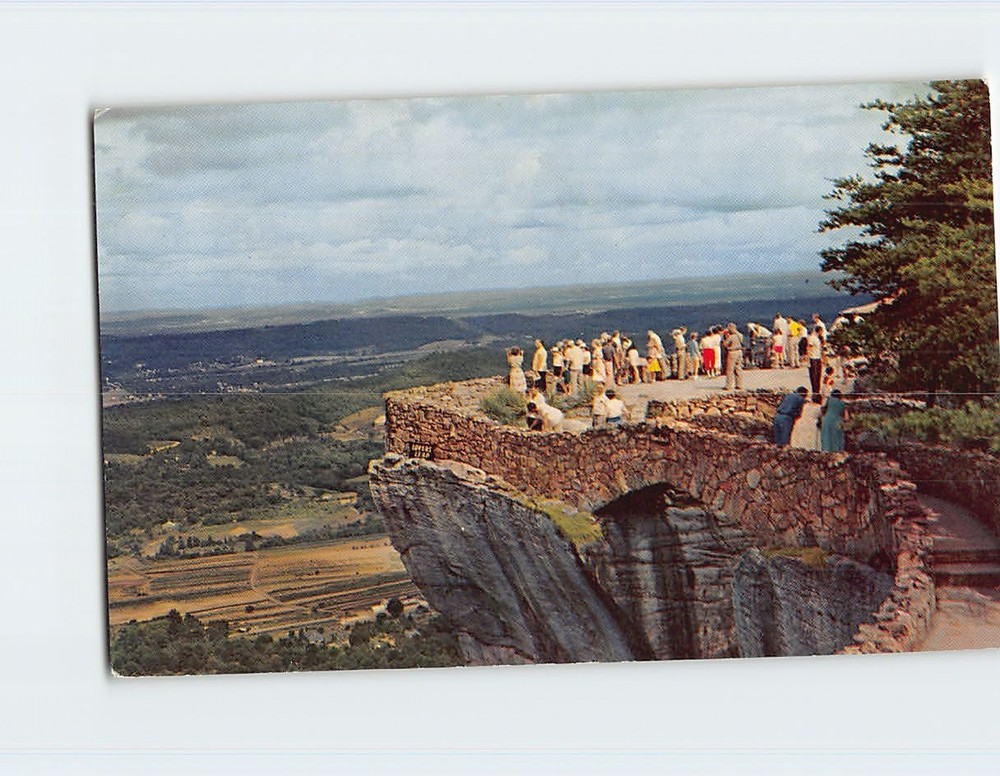 Postcard Lovers Leap Beautiful Rock City Atop Lookout Mountain Georgia USA