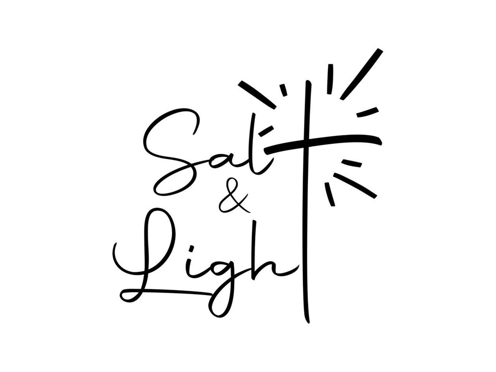 Salt & Light Christian Iron On Vinyl Decal Transfers for T-shirts/Sweatshirts