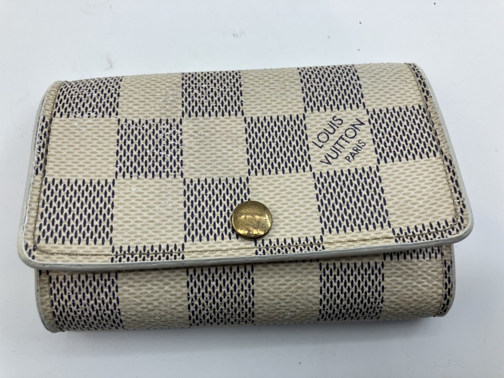 Louis Vuitton Damier Azur Multiclés 6 Key Holder N61745 - CT4138 - Free Shi...