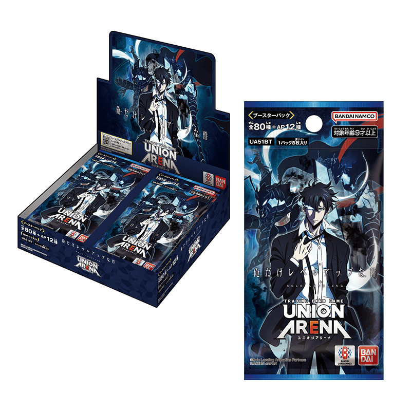 Pre-sale UNION ARENA Solo Leveling UA51BT Booster Pack Box Bandai Japan