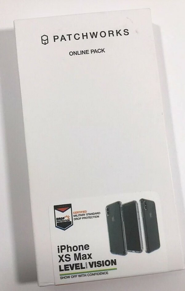 Case for iPhone XS Max 6.5” Patchworks Military Grade Drop Protection NEW