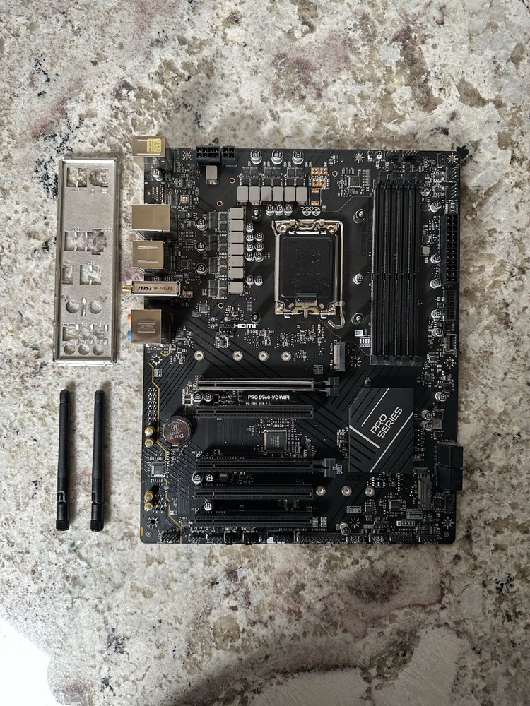 MSI PRO B760-VC WIFI Intel ATX DDR5 Motherboard (Board & I/O Shield Only)