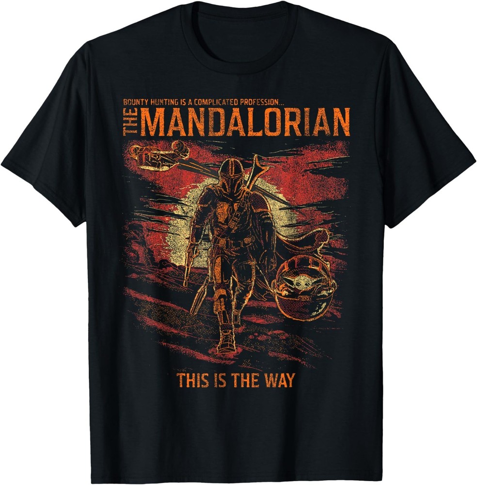 Star Wars: The Mandalorian Distressed This Is The Way T-Shirt