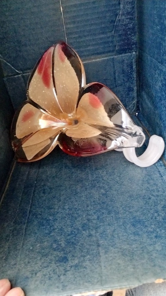 Murano Style Art Glass Flower