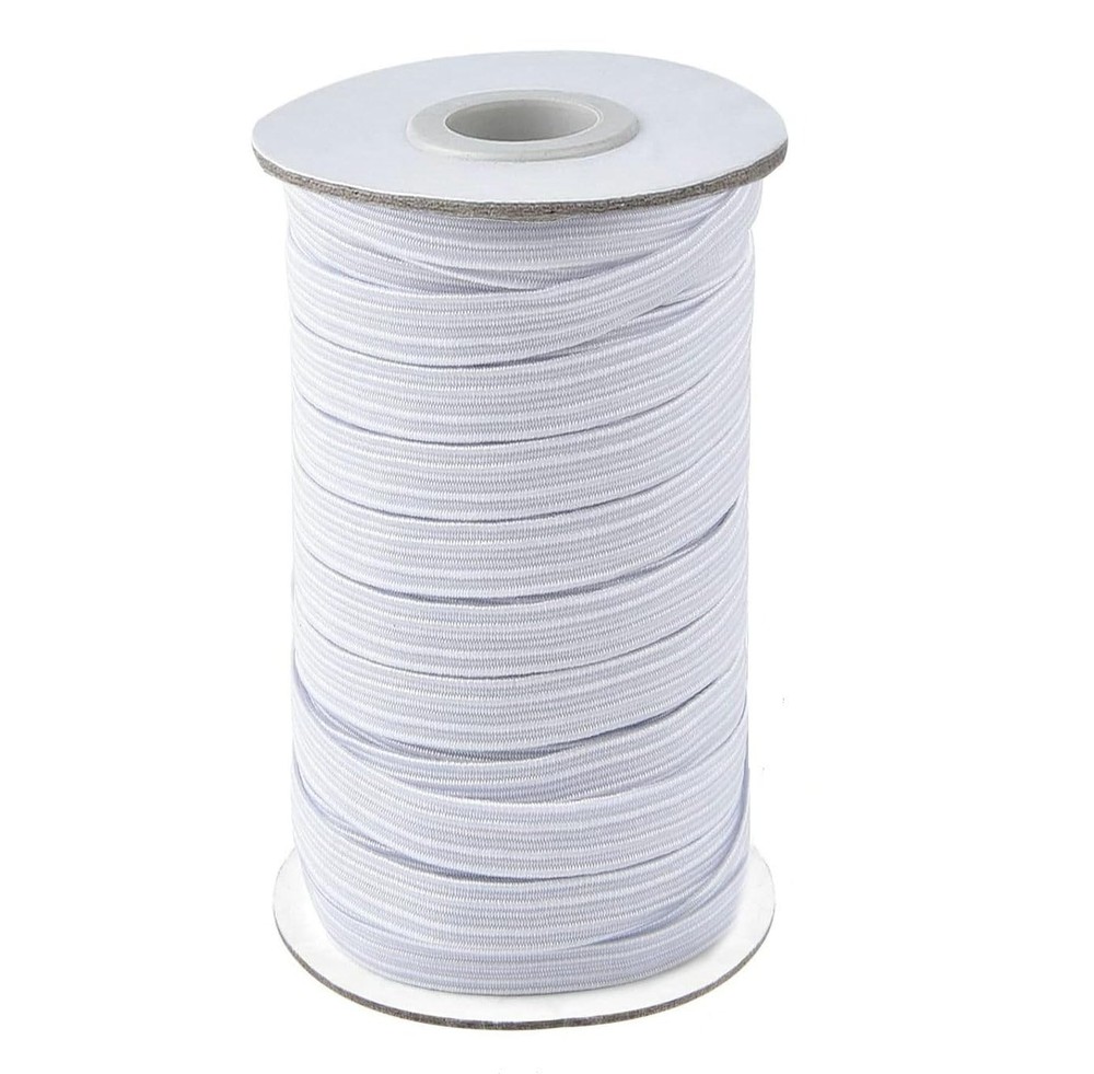 1/2 Inch Elastic Bands for Sewing 50 Yards Length Flat Stretch Elastic Cord for