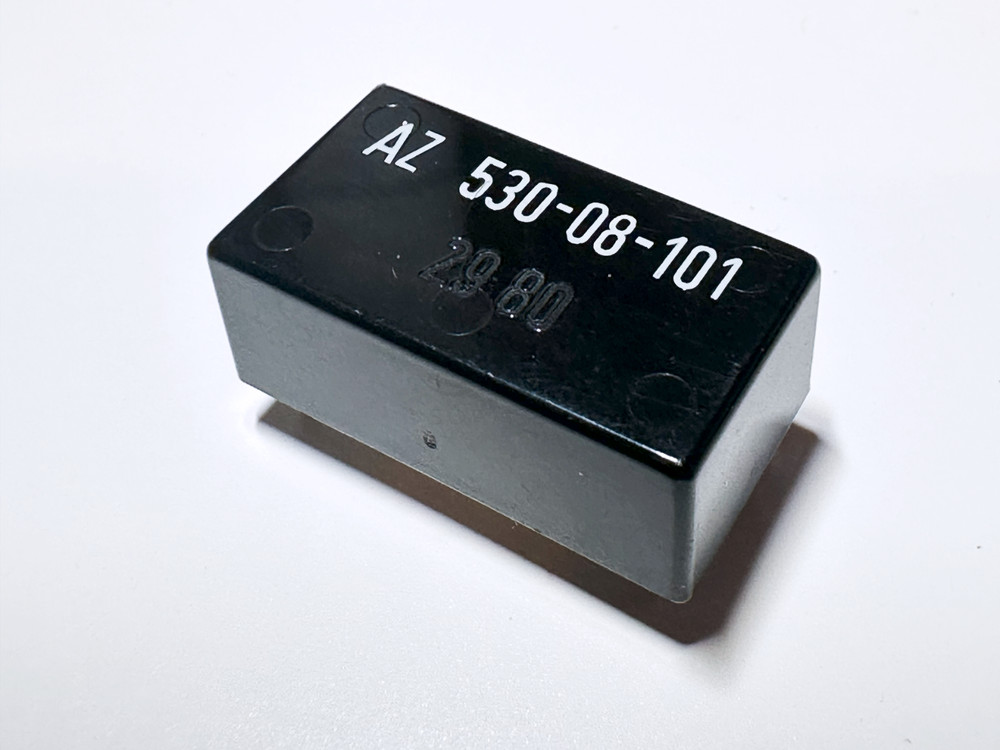 AZ530-08-101 Zettler PCB Relay 12VDC SPDT 1A 5-Pin Gold Plated AZ530-08-1