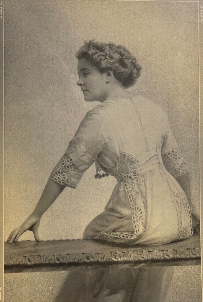 1912 Vintage Magazine Illustration Actress Christine Nielsen