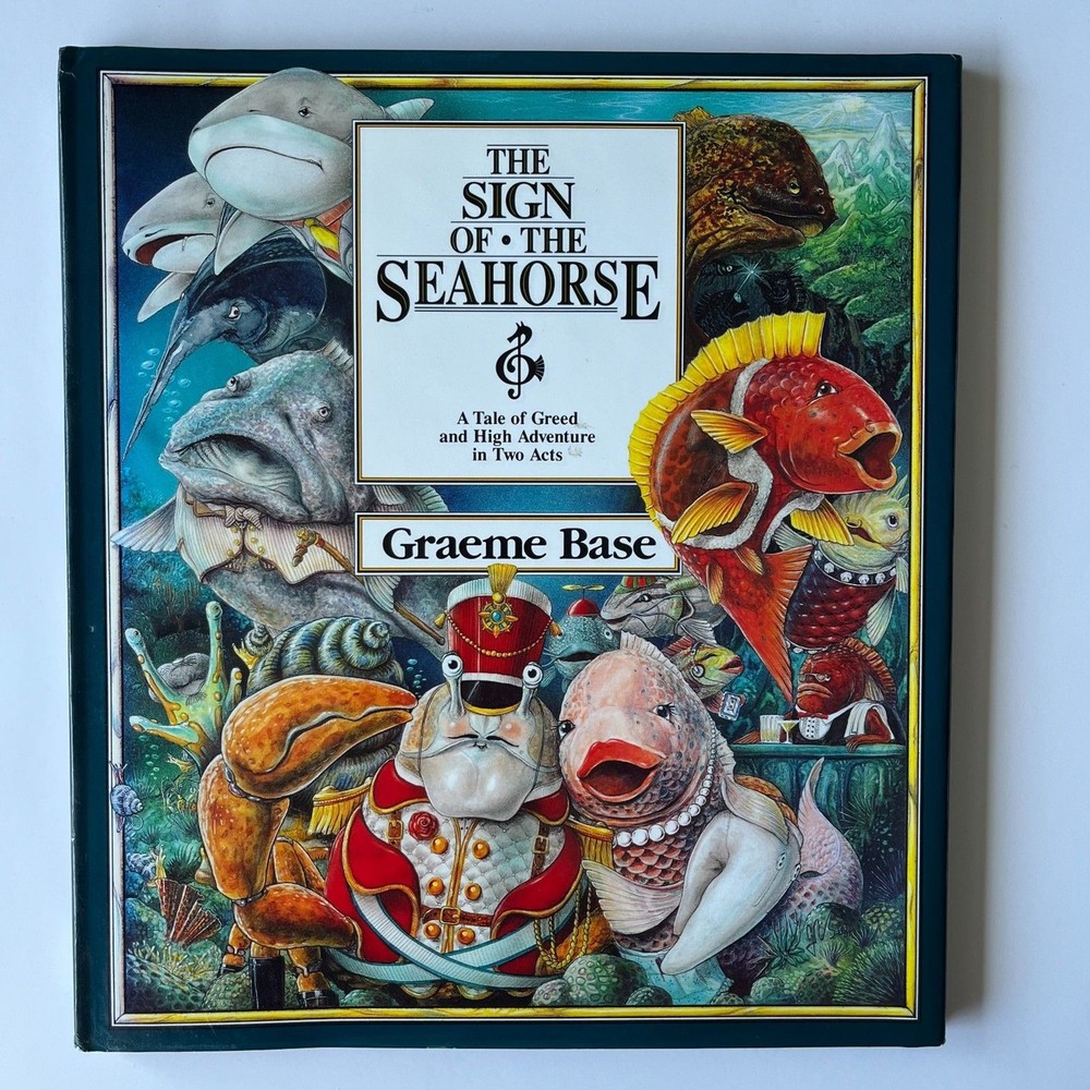 Vintage 90s The Sign of the Seahorse by Graeme Base