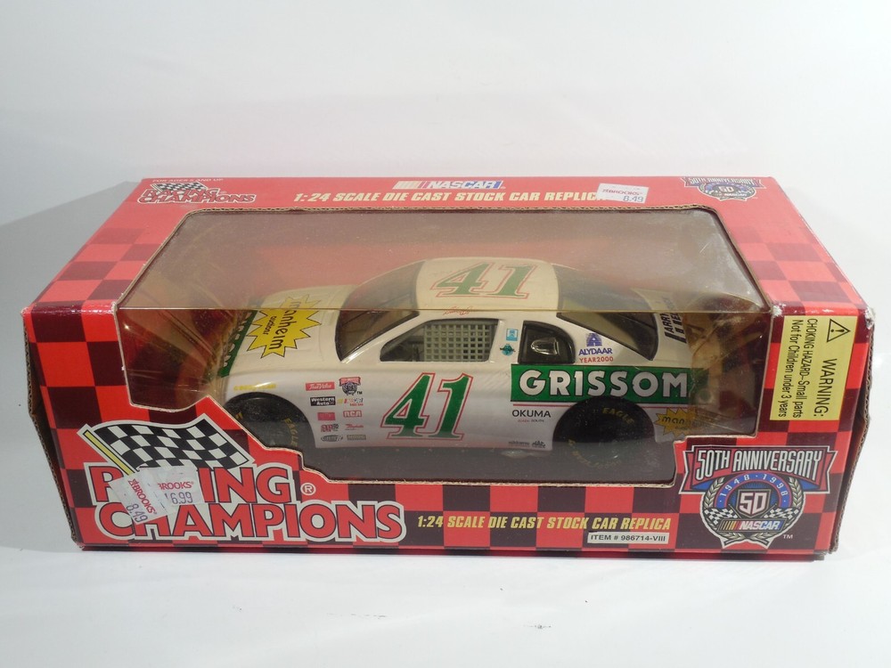nascar racing champions #41 1:24 scale model car