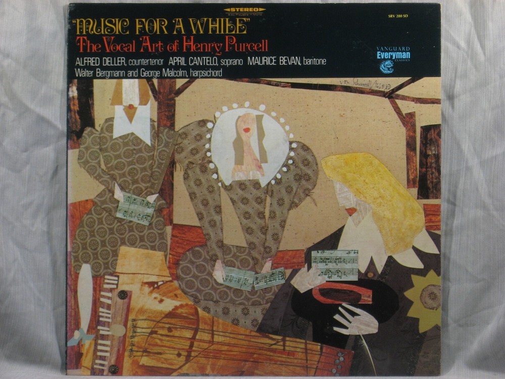 Music for a While (Songs of Purcell) - Vanguard Everyman Classics - SRV 280 SD