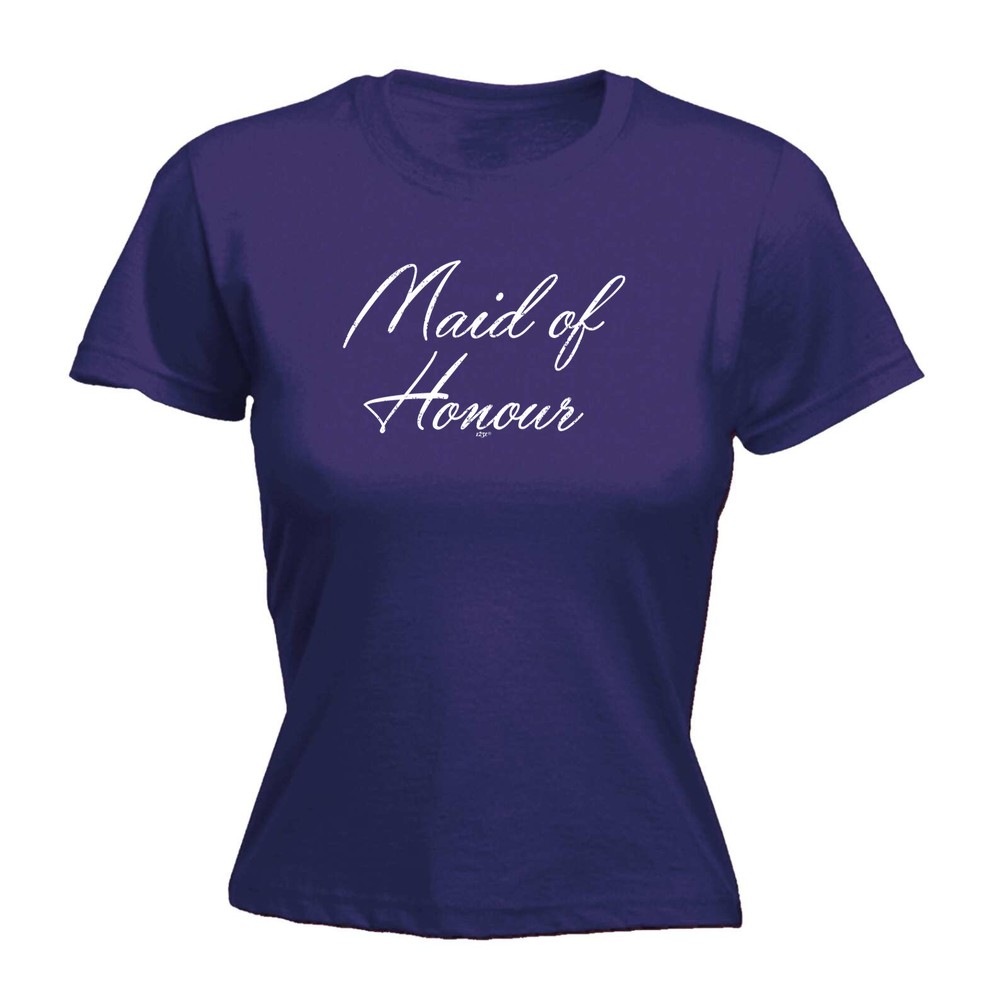 Maid Of Honour Married - Womens T Shirt Funny T-Shirt Novelty gift tshirt