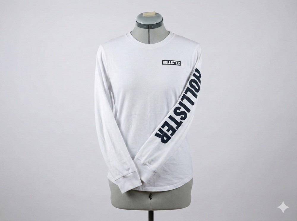 Hollister Graphic long Sleeve  T-Shirt/Top | Authentic California Style