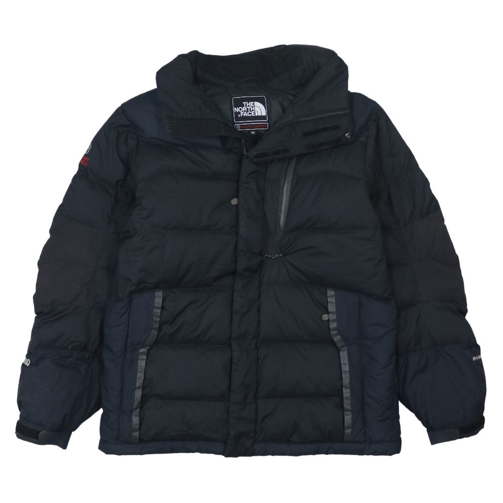 The North Face Mens Puffer Jacket Black Summit Series Gore Tex Insulated Hood M