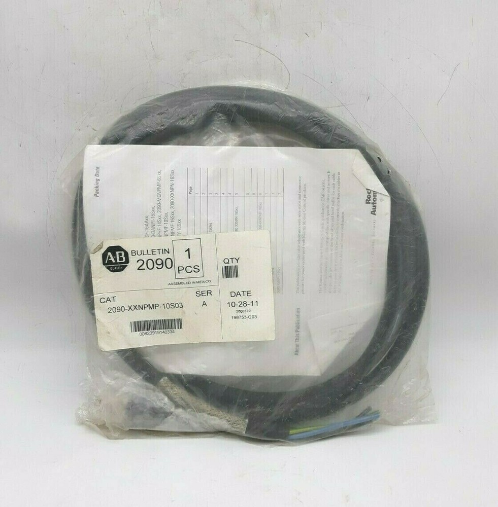 Allen-Bradley 2090-XXNPMP-10S03 Non-Flexible Power Cable