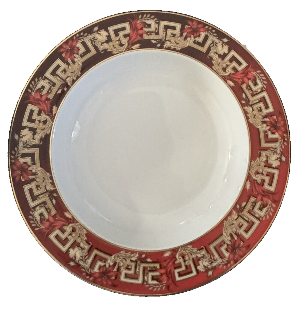 Rosenthal Versace Christmas Blooms Suppenteller Soup Plate 19300-409944-10322
