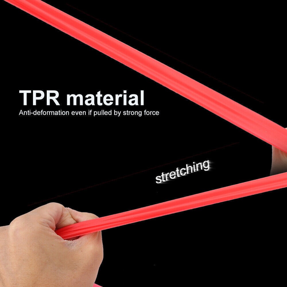 2m Elastic Yoga Strap Resistance Band for Fitness Workouts and Stretching