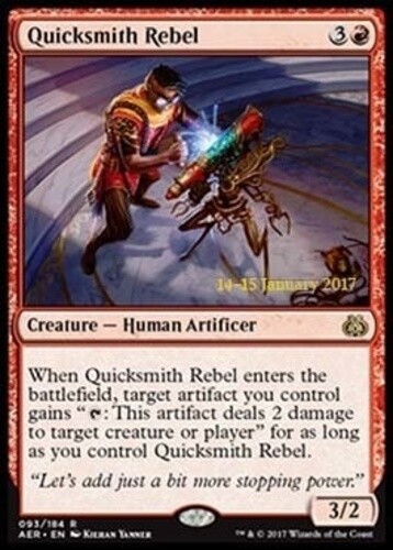 Pre-Release Promos - Quicksmith Rebel - Foil - Prerelease Promo