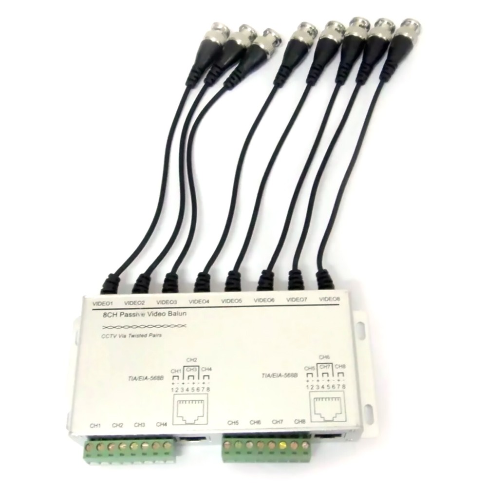 8-Channel ABS CCTV Coaxial HD Twisted Pair Transmitter Kit-image