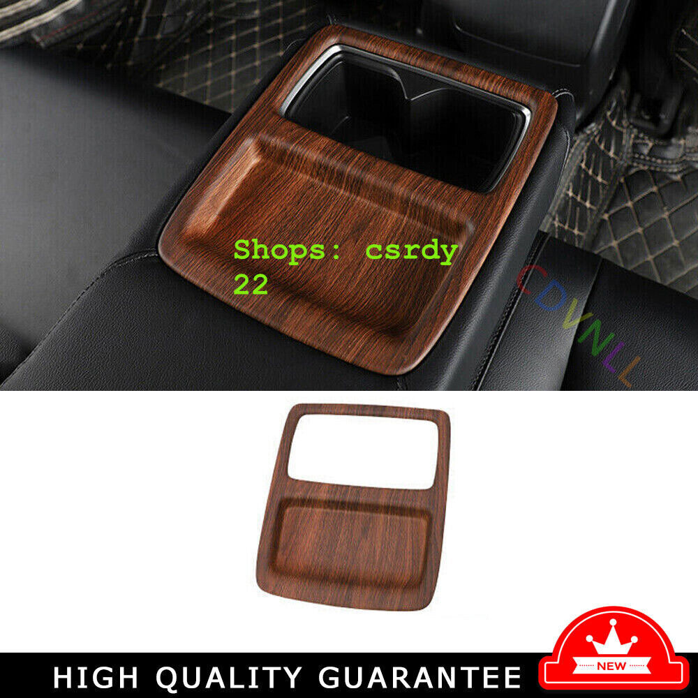 Rear Water Cup Panel Cover Trim For Honda Accord 10th 2018-2022 Peach Wood Grain