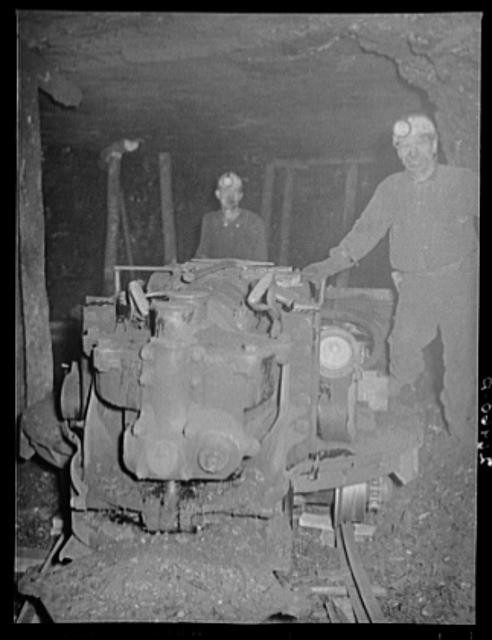 Coal Mine,West Frankfort,Illinois,IL,Franklin County,Farm Security Admin,FSA,1