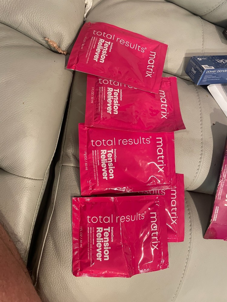 5-Matrix Total Results InstaCure Tension Reliever Scalp Ease Serum 1oz Ea. New