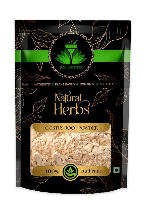SAI HERBS Costus Root Powder Qust Al Hindi Oud Hindi Natural Ayurvedic Remedy