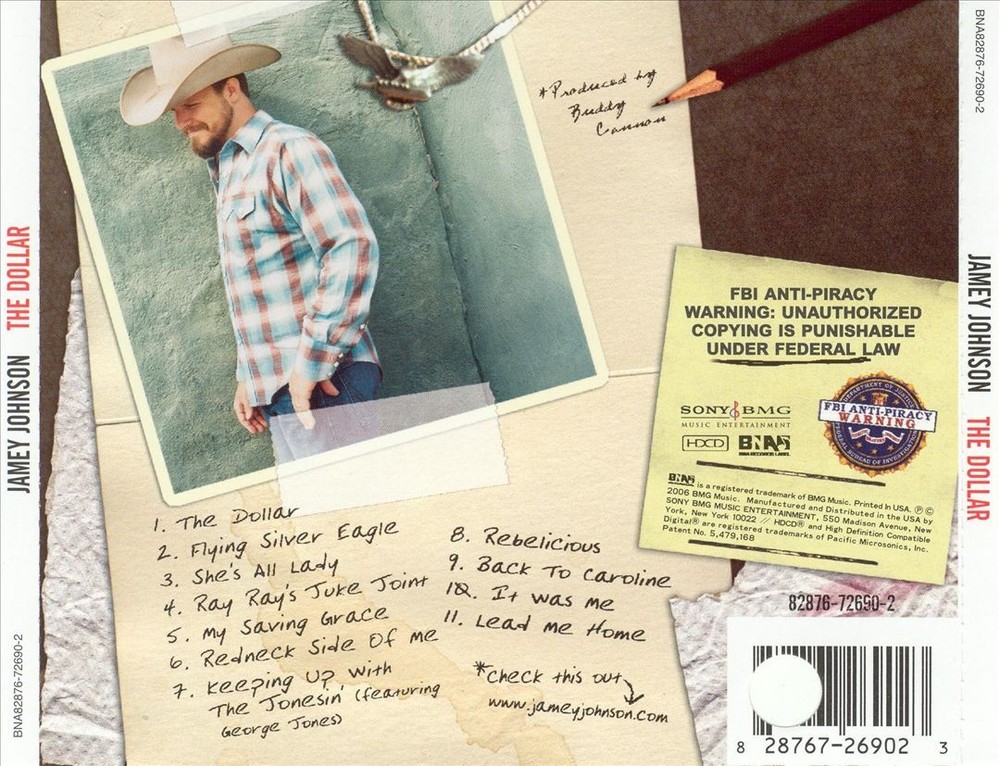 Jamey Johnson Dollar New Cd