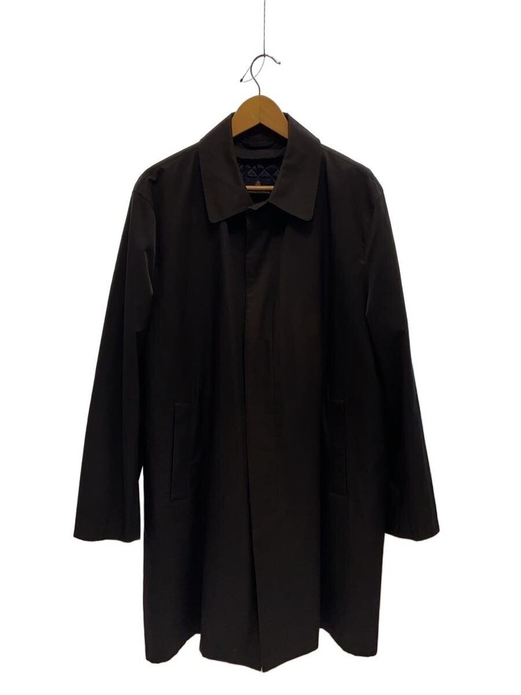 Brooks Brothers Stainless Steel Collar Coat/L/Cotton/Nvy/100852-72 1599