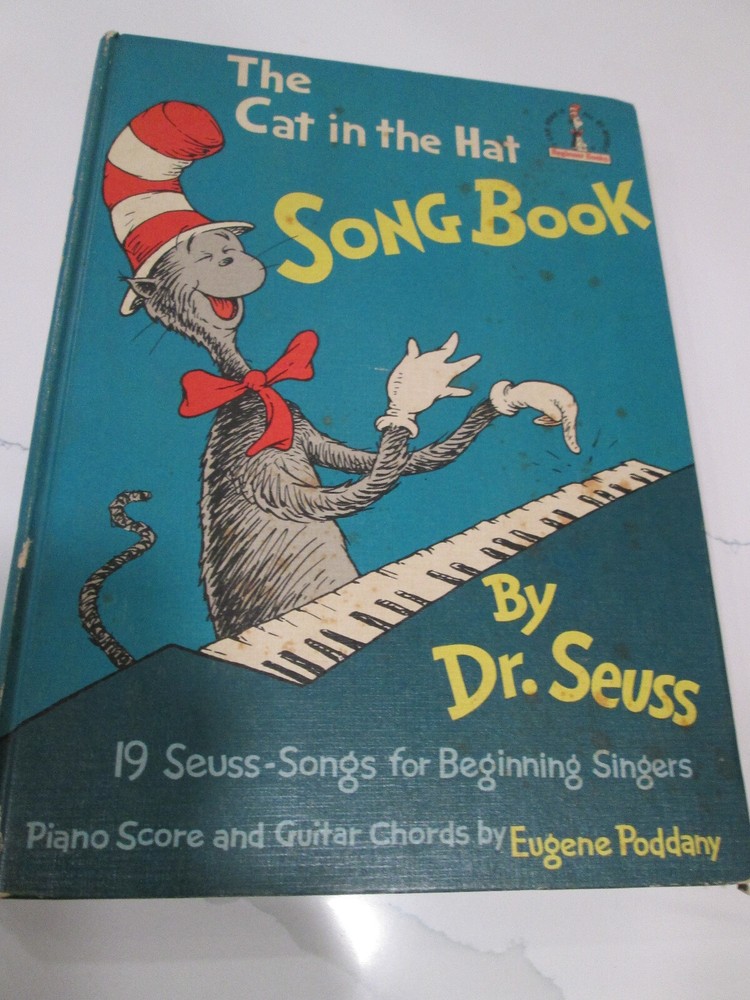 Dr. Seuss THE CAT IN THE HAT SONG BOOK First Edition Copy 918