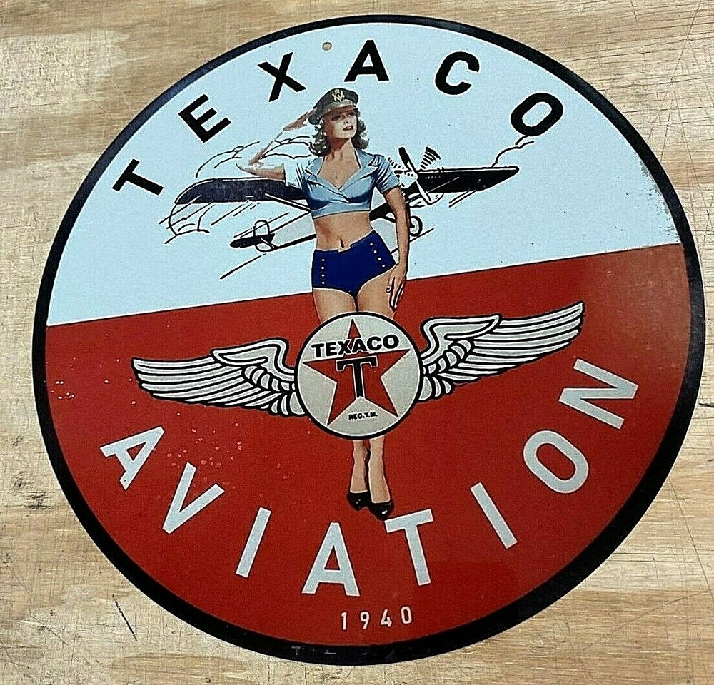 Texaco Aviation Gasoline 12