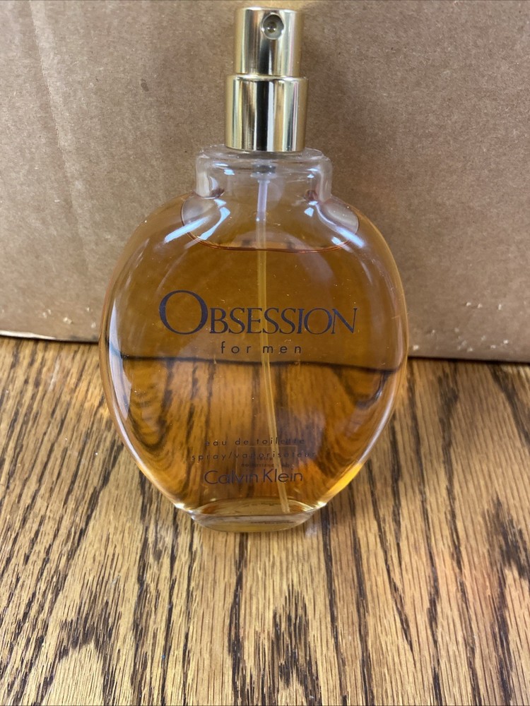 Calvin Klein Obsession For Men 4.0 Oz 125ml Spray Cologne Eau De Toilette EDT