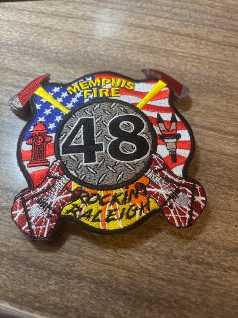 Item MP18 Memphis Fire Dept Patch Quint 48 Rockin Raleigh