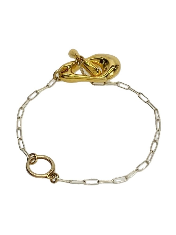 Soierie Moist Fine 925 Silver Gold Plated Bracelet for Women 2270  
