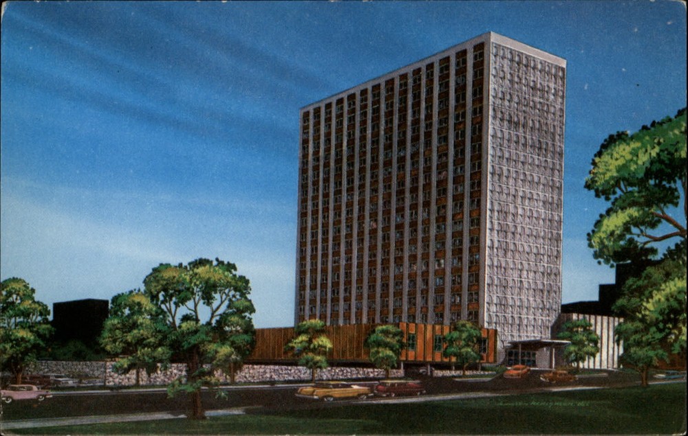 Colony Hotel Clayton Missouri ~ 1970s vintage postcard
