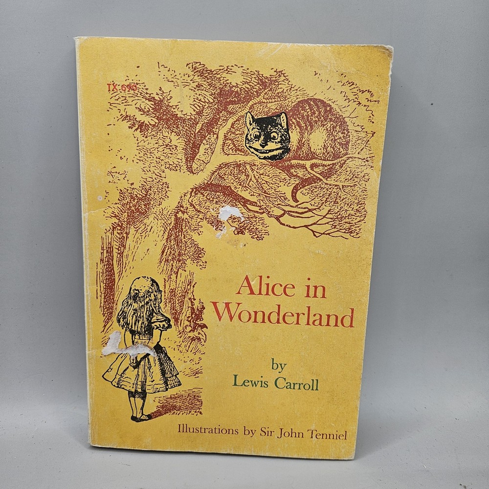 1966 ALICE IN WONDERLAND Lewis Carroll Sir John Tenniel SBS 3rd Printing