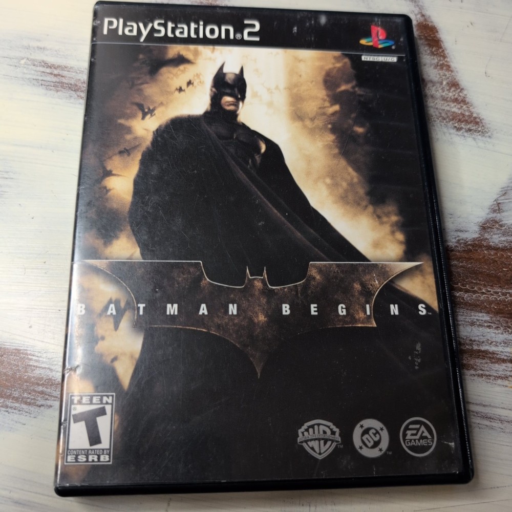 Batman Begins (Sony PlayStation 2 PS2, 2005) No Manual Scratched