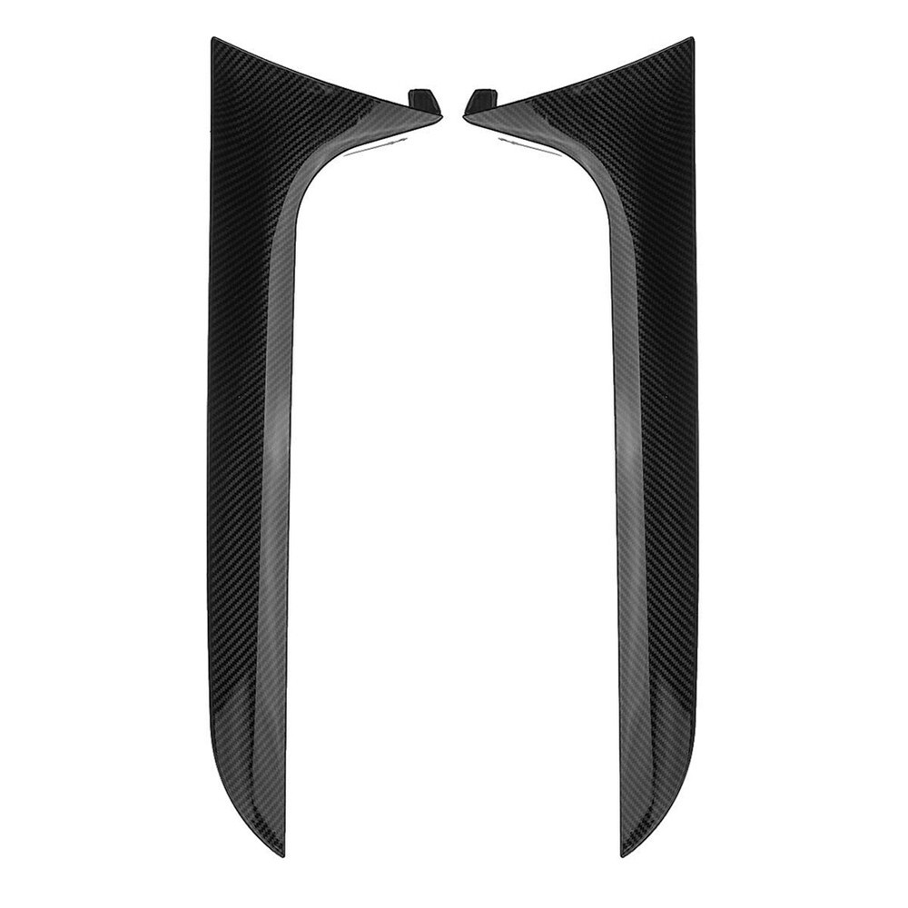 Rear Behind Window Spoiler Side Strip Cover Trim Exterior Refit Kit for  A67680