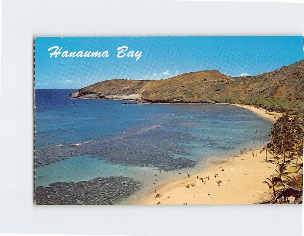 Postcard Hanauma Bay East Honolulu Hawaii USA