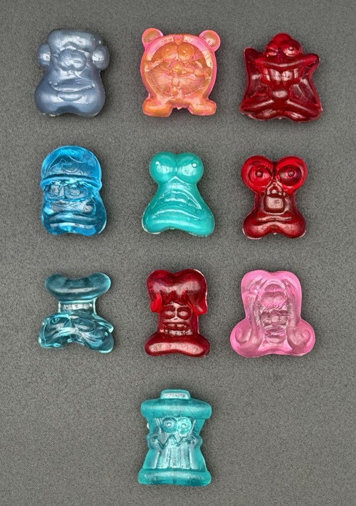 Lot 10 Classic Hielocos Coca-Cola Series 1 Crazy Bones Brazil 1990s