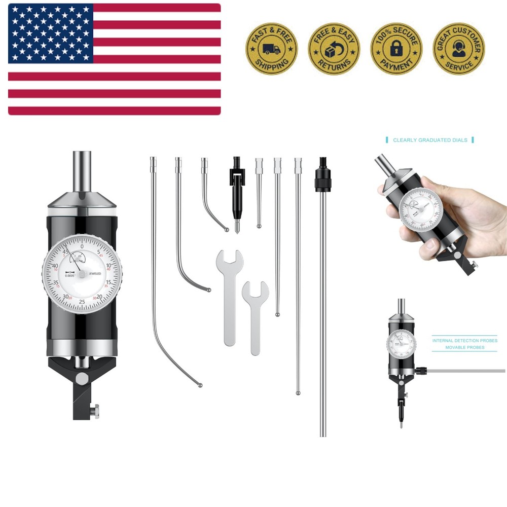 Coaxial Centering Indicator Set 0-0.15''/0.0005''Standard Body, Co-Ax Precisi...
