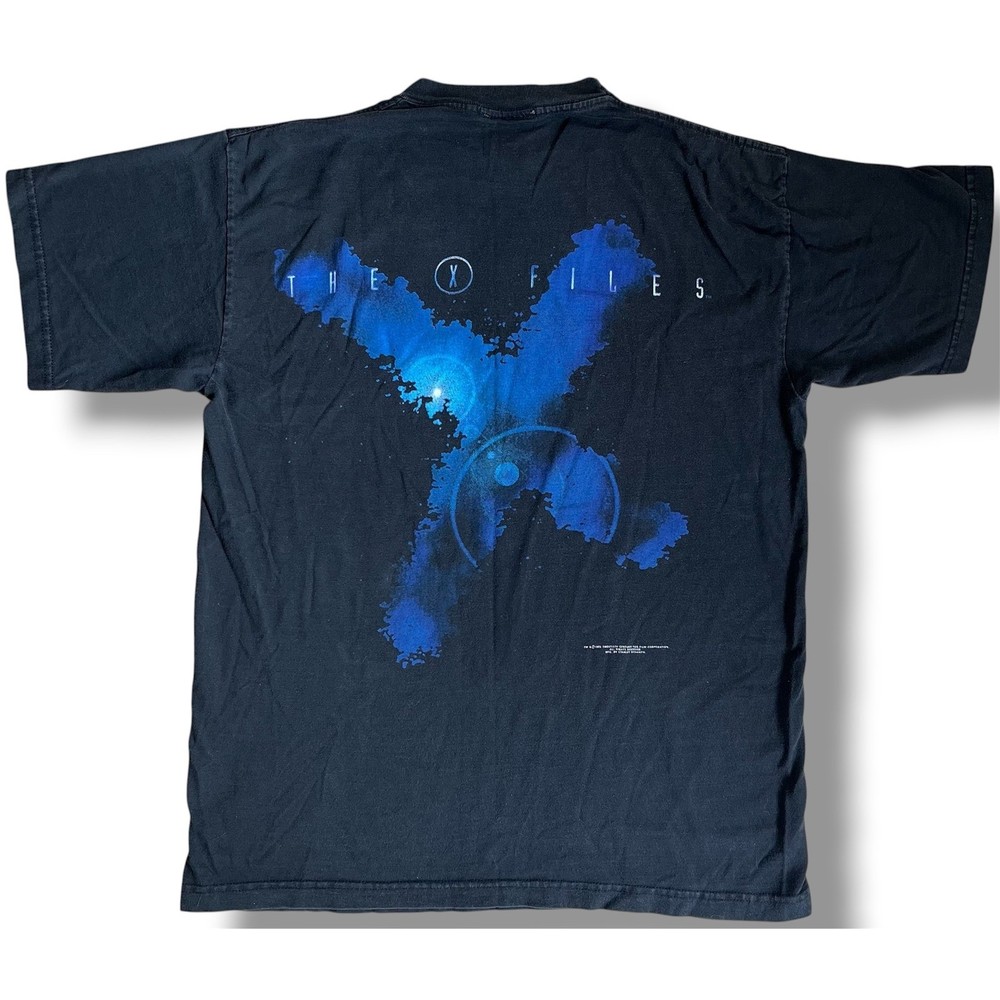 Vintage 1995 The X-Files Trust No One Shirt Stanley DeSantis Black Large 90s TV