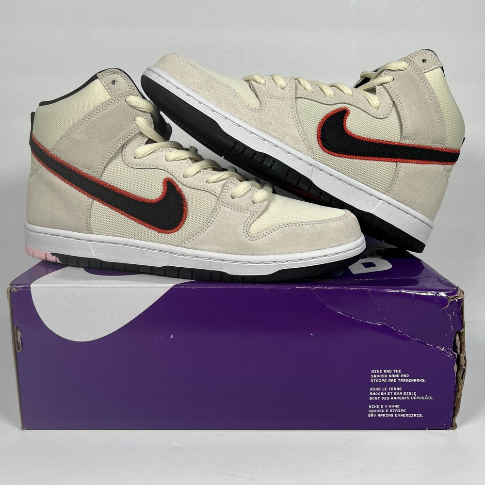 Nike SB Dunk High Pro San Francisco Giants Coconut Milk Black - Men's Size 11.5
