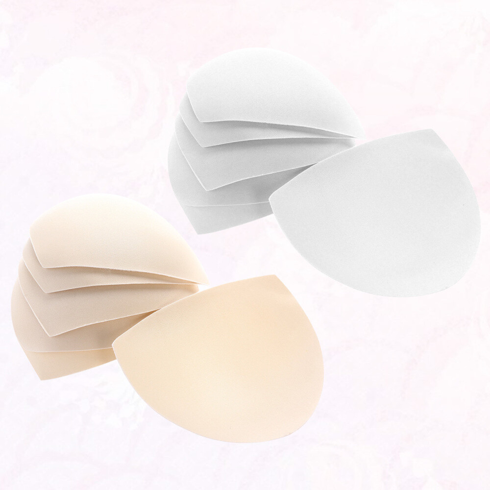 6 Pairs Womens Cordless Bra Inserts Pads Removable Pads For Swimwear Sports