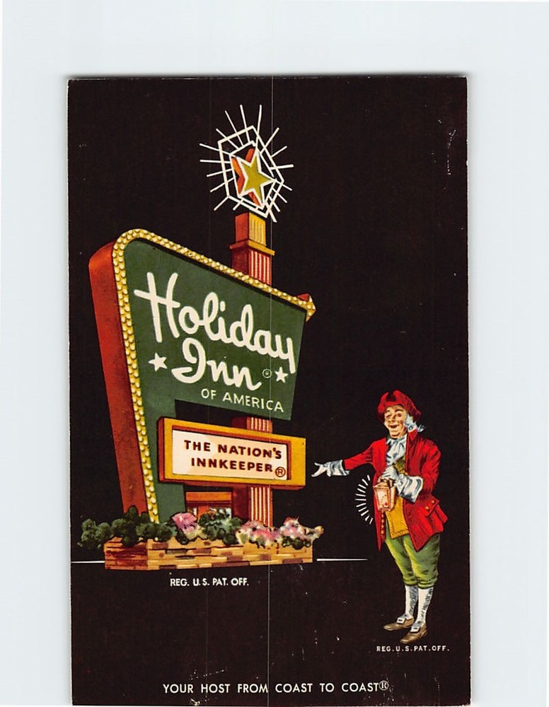 Postcard Holiday Inn North Daytona Beach Florida USA