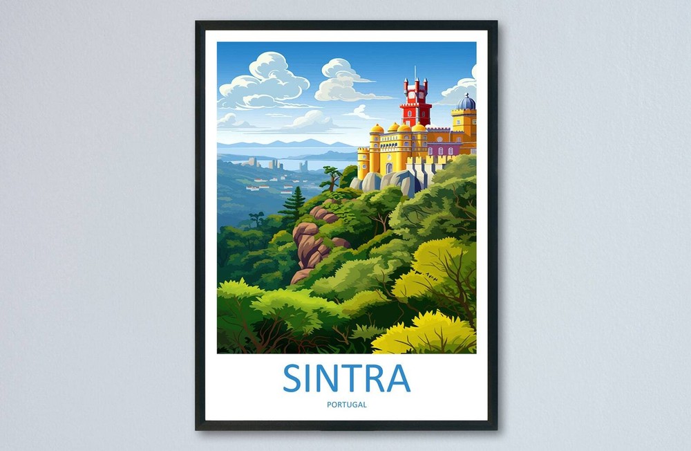 Sintra Travel Print Wall Art Sintra Wall Hanging Home Dcor Sintra Gift Art