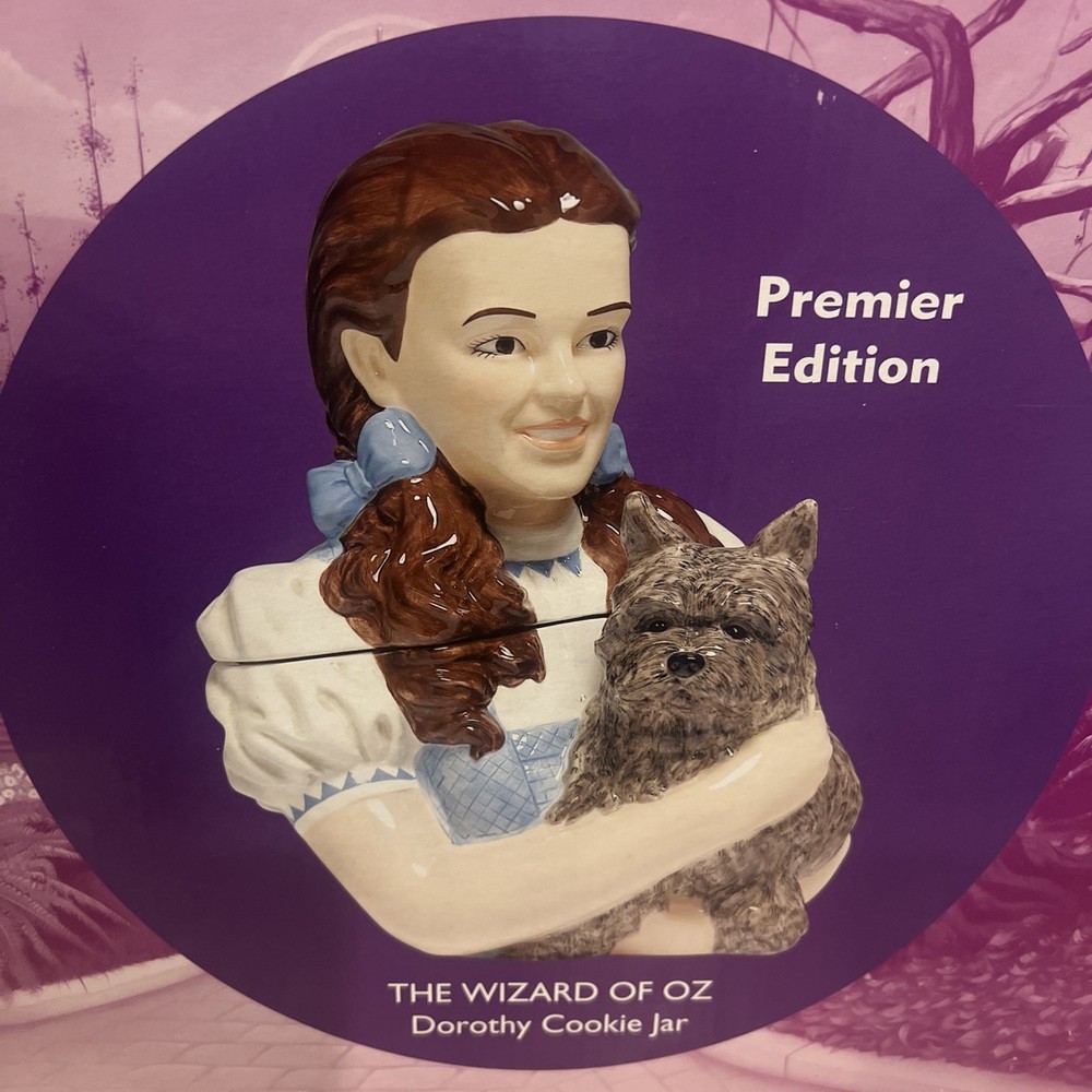 VINTAGE The Wizard of Oz Dorothy and Toto Cookie Jar Limited Edition New In Box