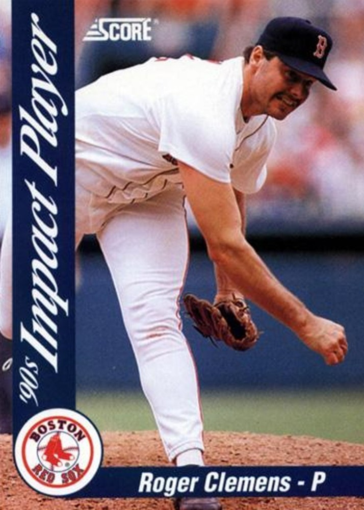 1992 Score IMPACT PLAYERS #57 Roger Clemens Boston Red Sox