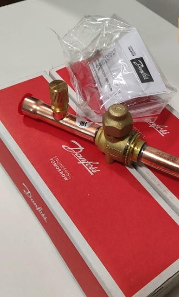 Danfoss 009L7052 1/2in Shut Off Ball Valve ODF GBC 12s Multiple Refrigerant MWP