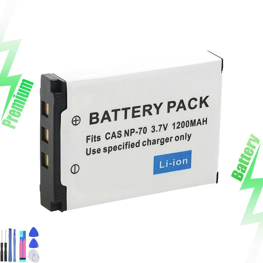 Battery for CASIO NP-70 NP70 Exilim Zoom EX-Z150 EX-Z155 EX-Z250 1200mAh